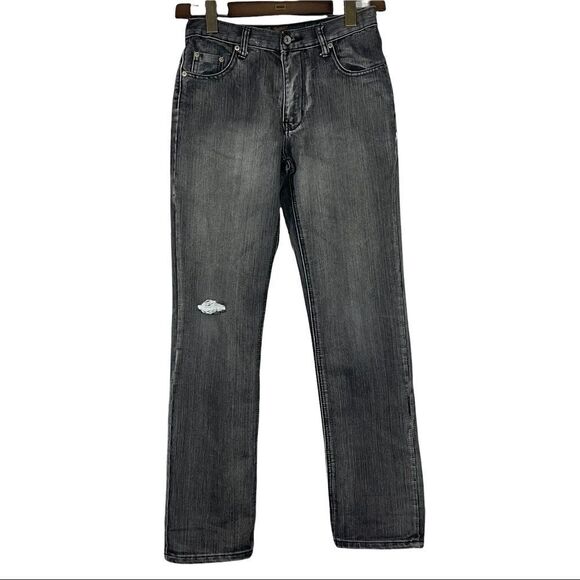 West 49 Grey Distressed Jeans Size 30 - Picture 1 of 2
